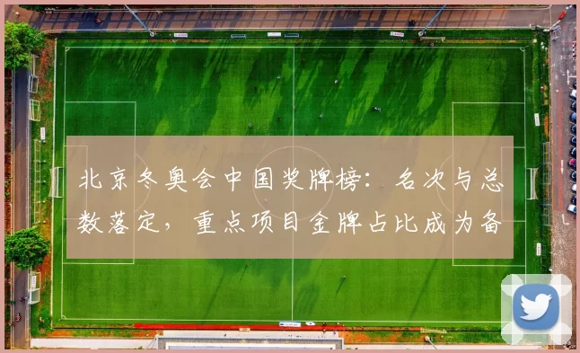 北京冬奥会中国奖牌榜:名次与总数落定,重点项目金牌占比成为备战看点